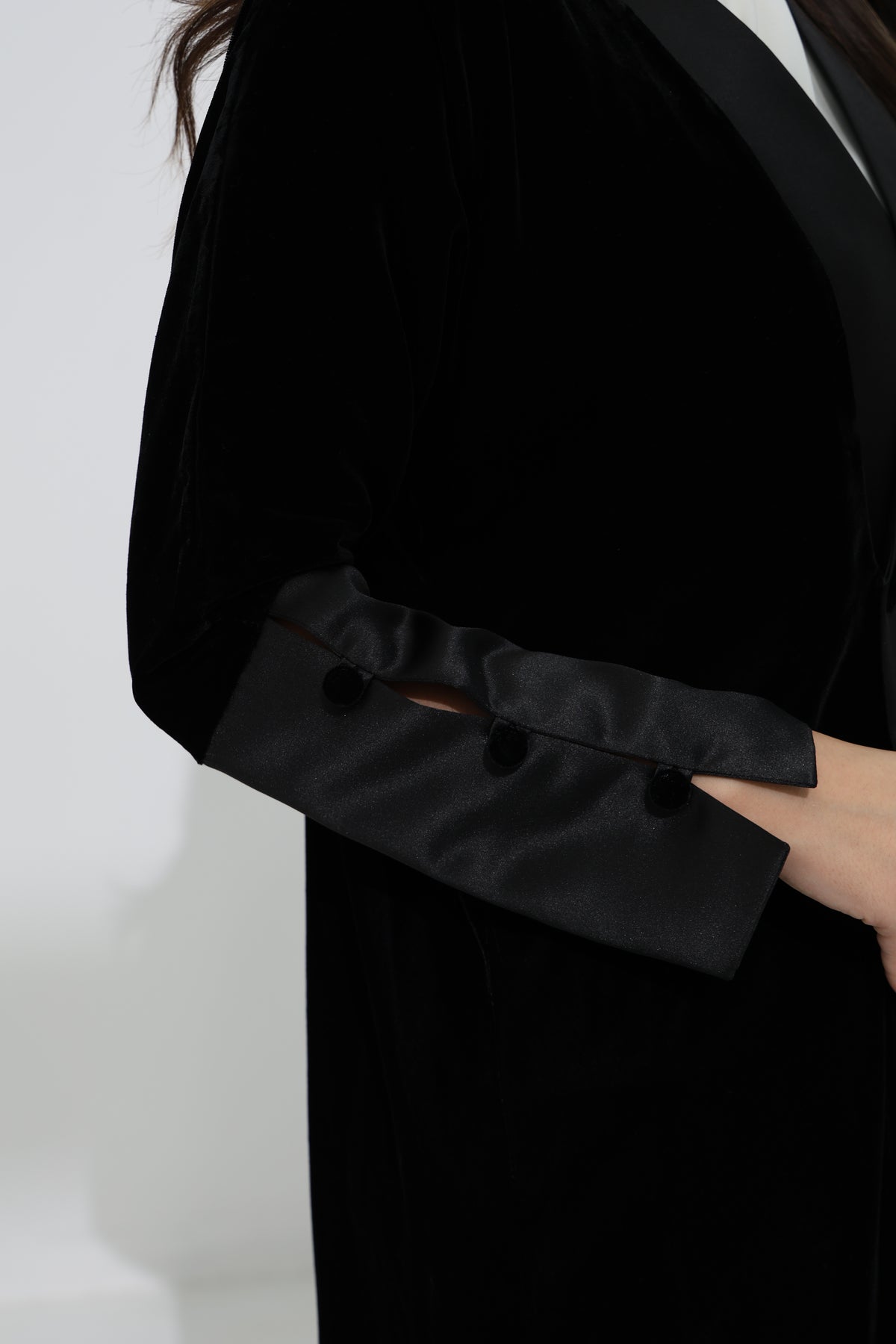 Velvet Satin Abaya