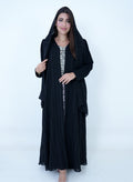 Lines buff Abaya + Shaila