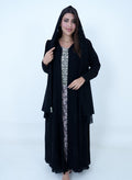 Waves buff Abaya + Shaila